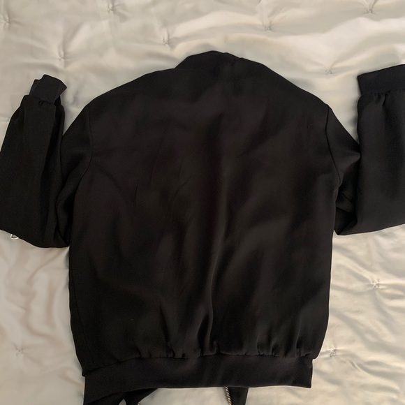 Zara Black Bomber Jacket light - Picture 5 of 5